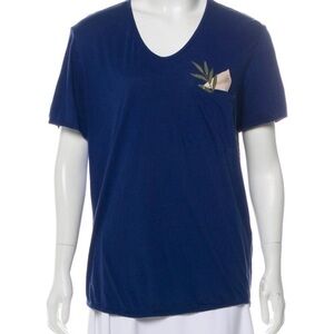 3.1 Phillip Lim Navy Pocket T-Shirt
